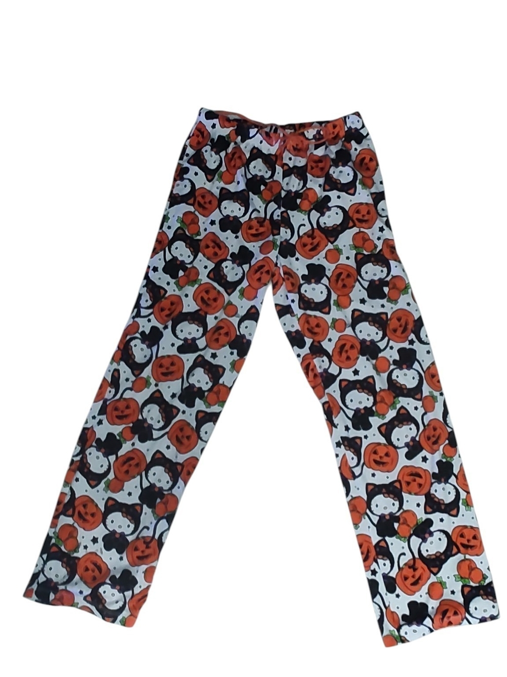 Hello Kitty Halloween Pajama Pants Bottoms Cute Sleepwear Women's Size Small